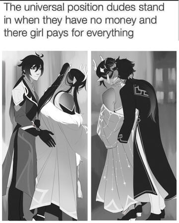 zhongli hitting the universal broke guy position