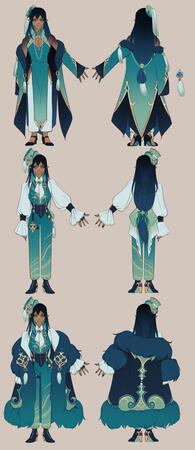 Older Liyue/Fontaine outfit ideas